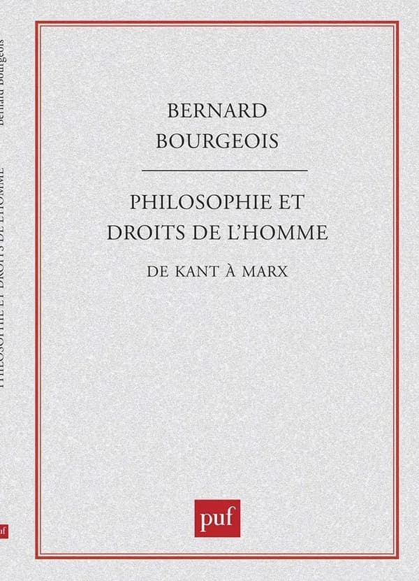 Philosophie et droits de l'homme : de Kant à Marx