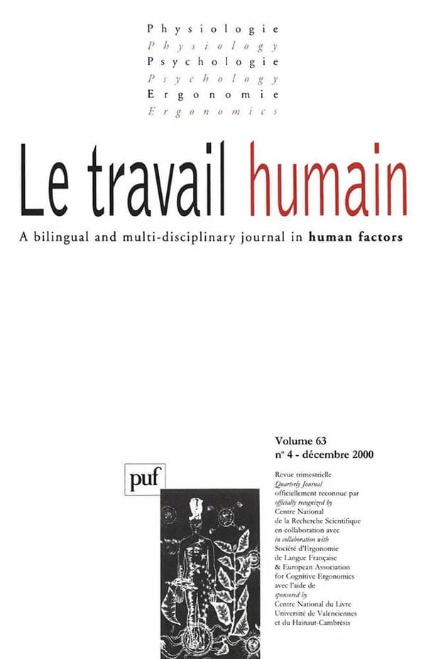 REVUE LE TRAVAIL HUMAIN n.63