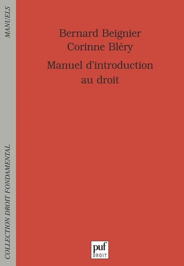 Manuel d'introduction au droit : première année de licence, premier semestre