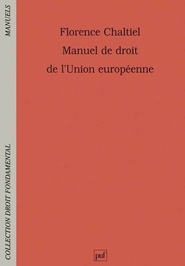 Manuel de droit de l'Union européenne