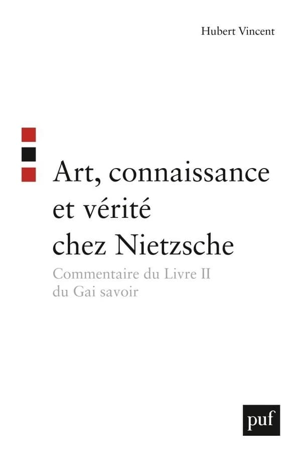 Art, connaissance et vérité chez Nietzsche : commentaire du livre II du "Gai savoir"