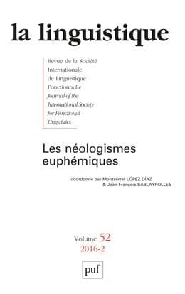 Revue La Linguistique n.52