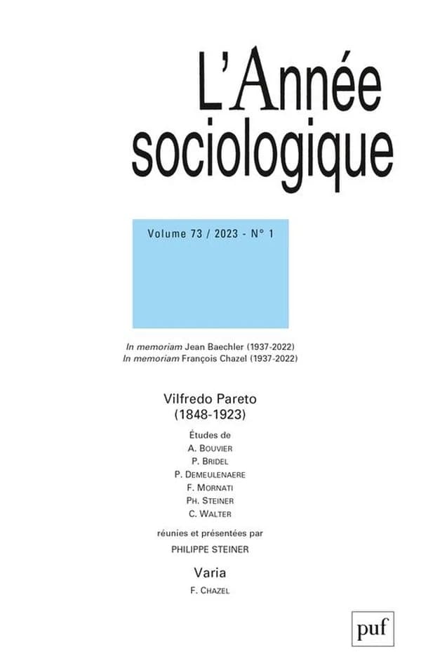 ANNEE SOCIOLOGIQUE;.