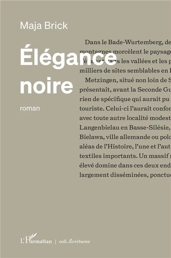 Élégance noire : roman