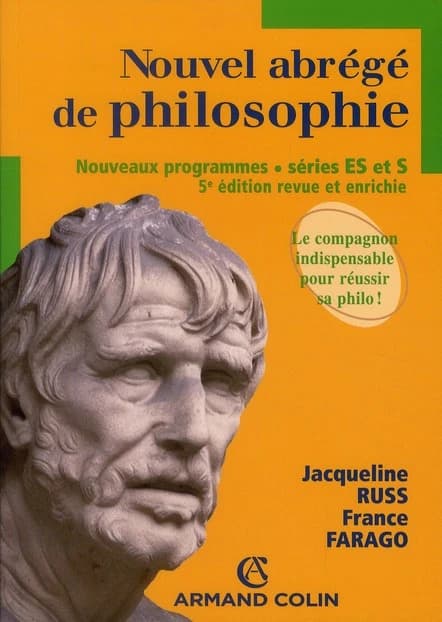 Nouvel abrégé de philosophie : nouveaux programmes séries ES et S (5e éd.) Jacqueline Russ