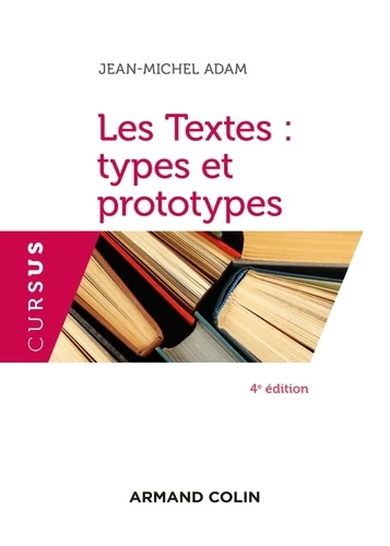 Les textes : types et prototypes (4e éd.) Jean-Michel Adam