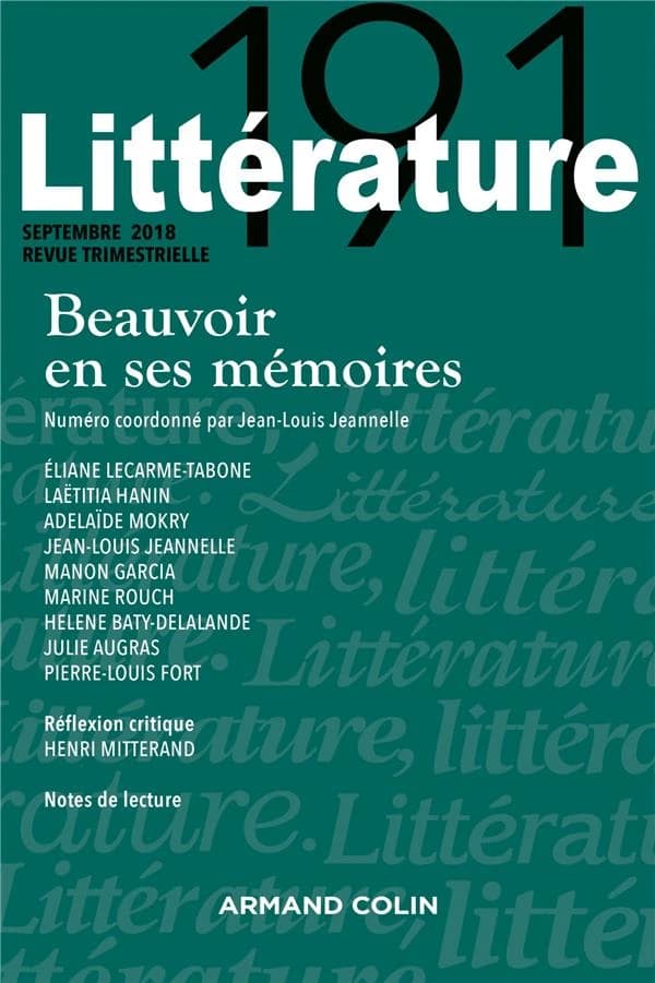 Littérature n.191 : 3