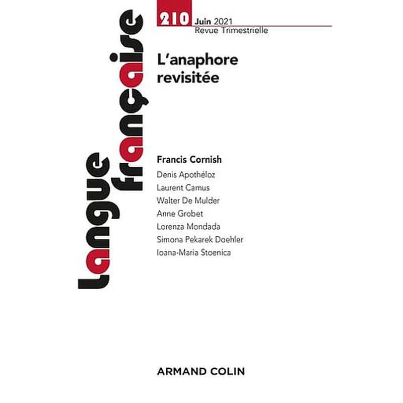 Langue française N° 210 2