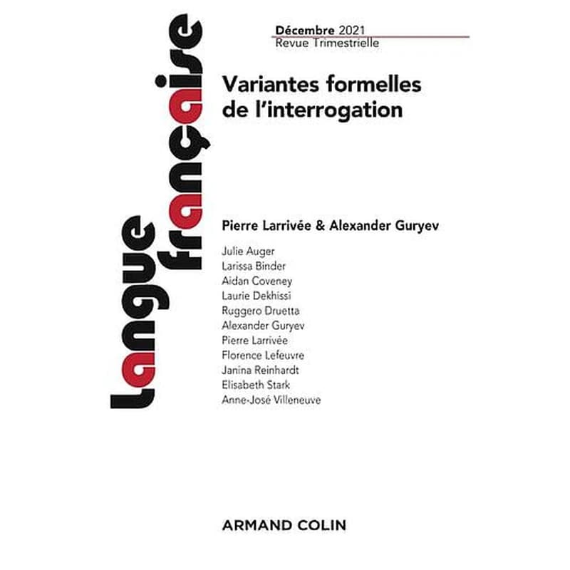 Variantes formelles de l'interrogation