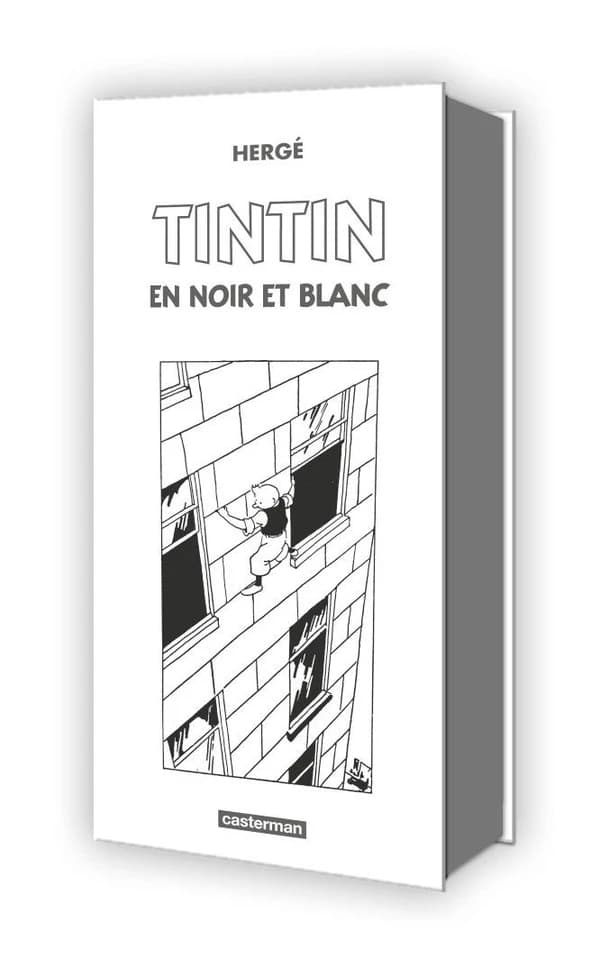 Tintin en noir et blanc