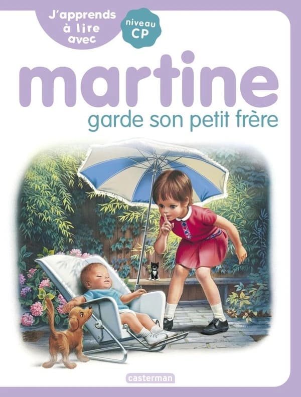 Martine garde son petit frère