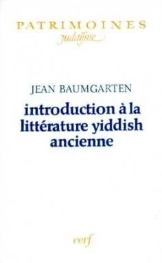 introduction à la littérature yiddish ancienne