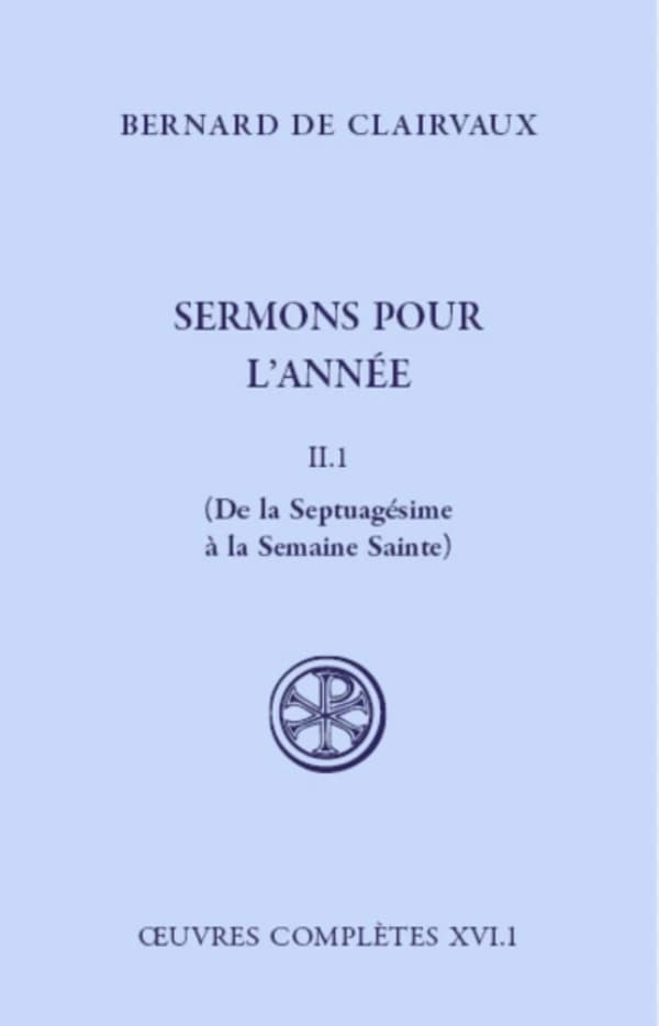 Sermons pour l'année. Tome II. 1, De la septuagésime à la Semaine sainte