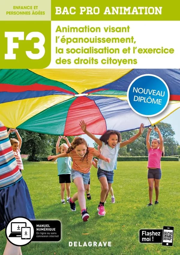 Fonction 3 animation visant l'épanouïssement, la socialisation et l'exercice des droits citoyens ; 2de, 1re, terminale bac pro animation ; pochette élève (édition 2020)