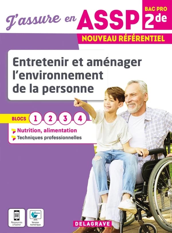 Entretenir et aménager l'environnement de la personne 2de Bac Pro ASSP