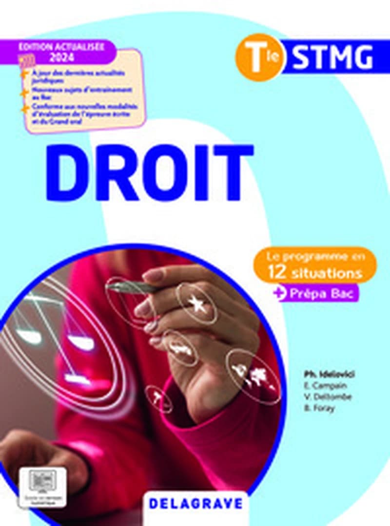 LE PROGRAMME EN SITUATIONS DROIT TLE STMG (2024) - POCHETTE ELEVE
