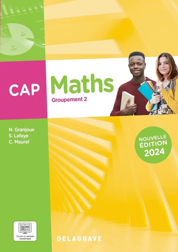 Maths : Groupement 2 ; CAP ; Pochette élève (édition 2024)