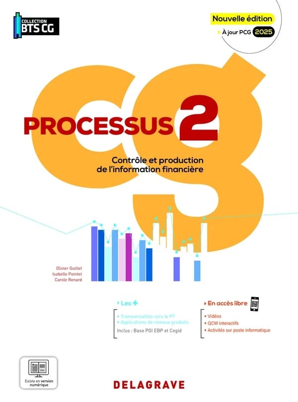 Contrôle et production de l'information financière (Nouvelle éd., à jour PCG 2025) Olivier Guillet,... Isabelle Pointet,... Carole Renard,...