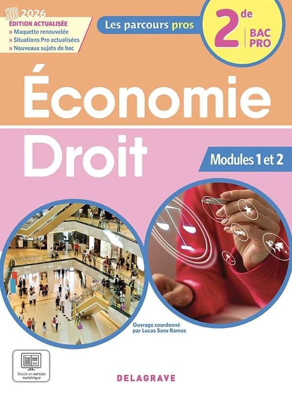 Economie-droit 2de Bac Pro : Pochette élève