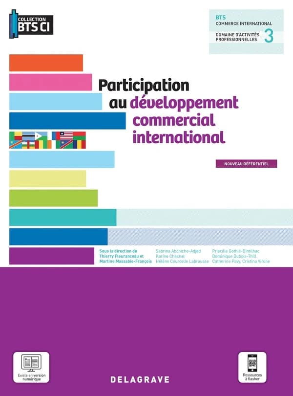 Participation au developpement commercial international, bts commerce internat (édition 2021)