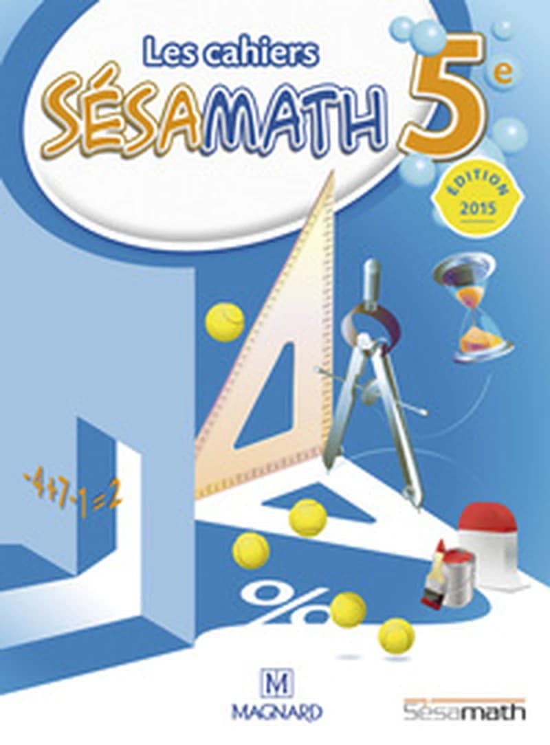 CAHIER SESAMATH 5E ELEVE 2015