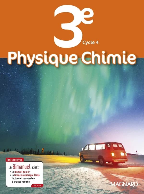 Physique, chimie, 3e : programme 2016
