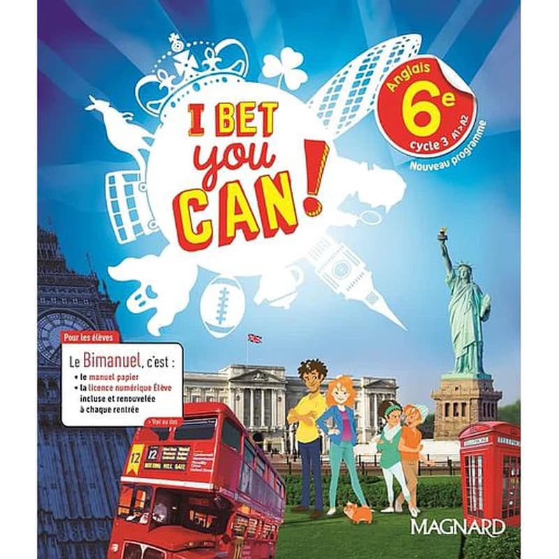 I Bet You Can! : anglais ; 6e ; bimanuel (édition 2017)