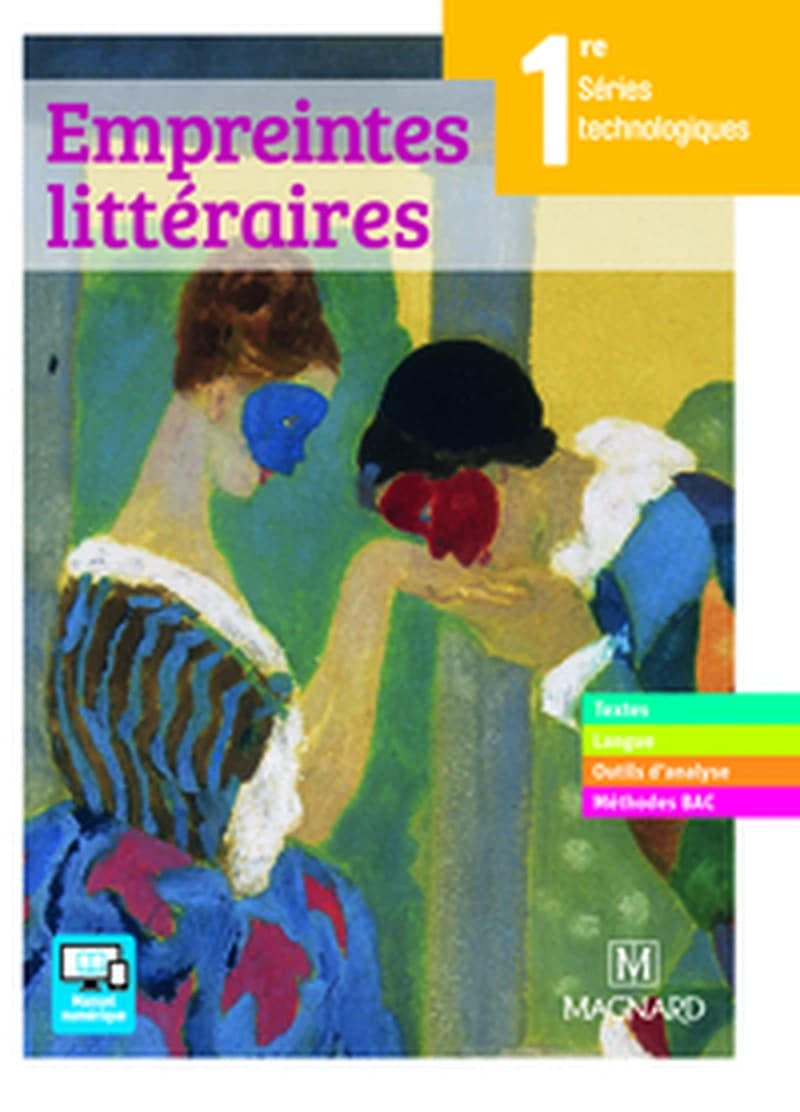 Empreintes littéraires : 1re séries technologiques : livre unique