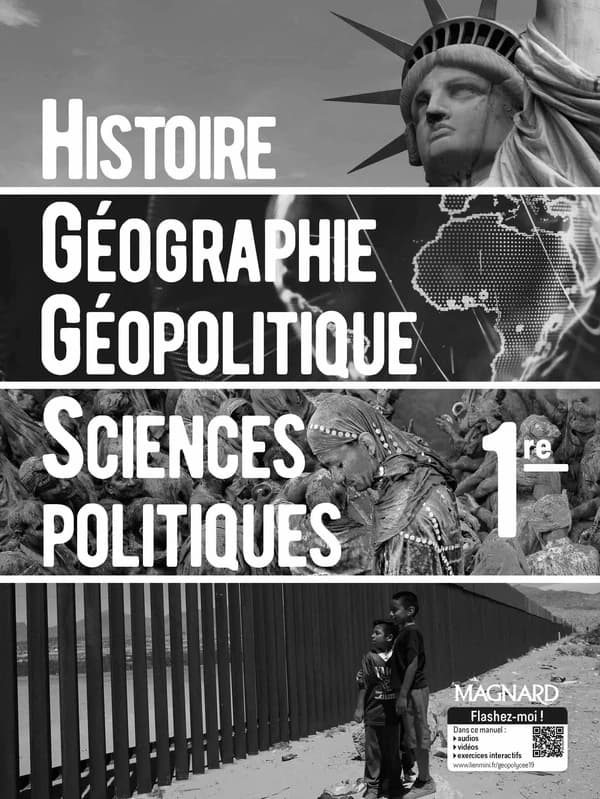 Histoire géographie, géopolitique et sciences politiques ; 1re ; livre du professeur (édition 2019)