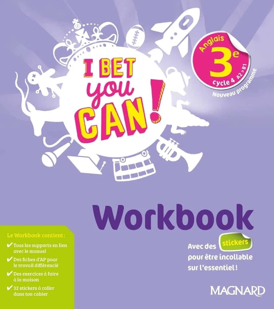 I bet you can ! : anglais 3e, cycle 4 : A2>B1
