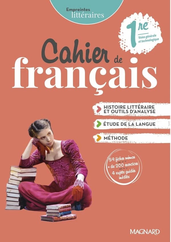 Empreintes littéraires français : 1re ; cahier consommable de l'élève (édition 2021)