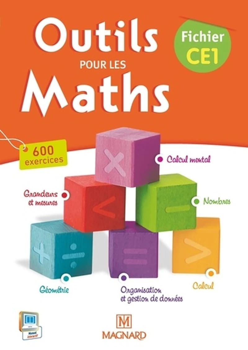 Outils pour les maths : CE1 ; fichier de l'élève (édition 2014)