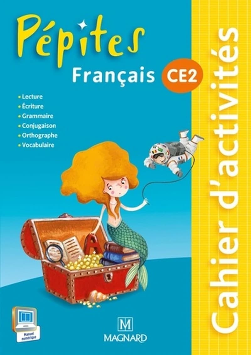 Pépites : français ; CE2 ; cahier d'activités (édition 2015)