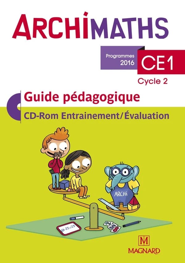 Archimaths : CE1 : programmes 2016