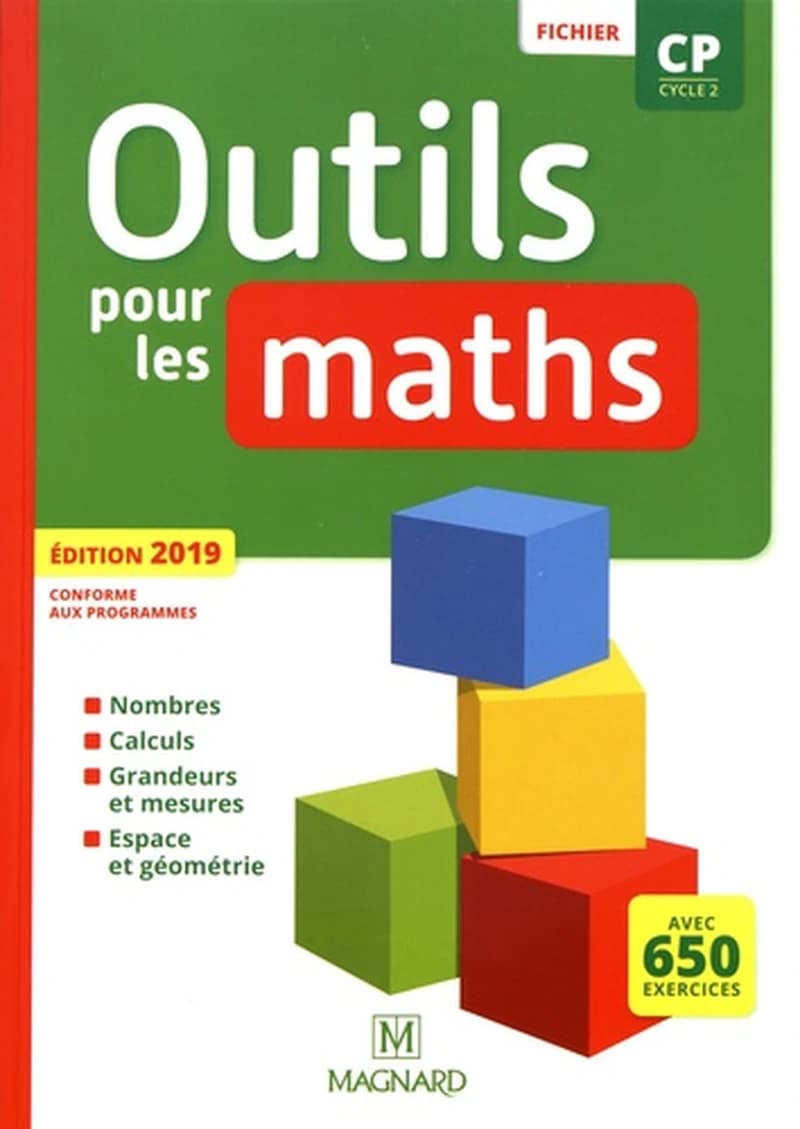 Outils pour les maths : CP, cycle 2
