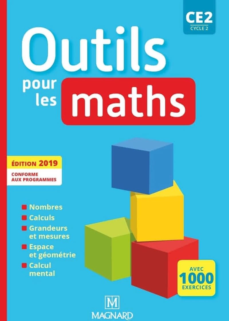 Outils pour les maths : CE2, cycle 2 : programmes 2016