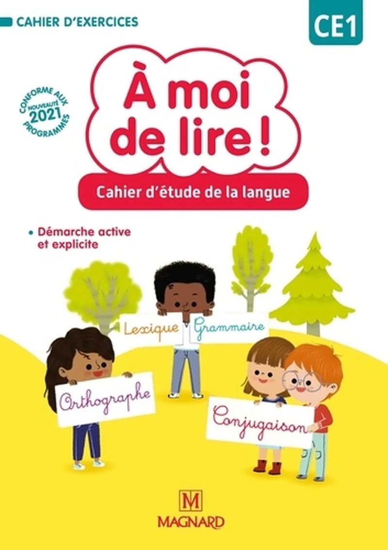 À moi de lire ! : CE1; cahier d'étude de la langue (édition 2021)