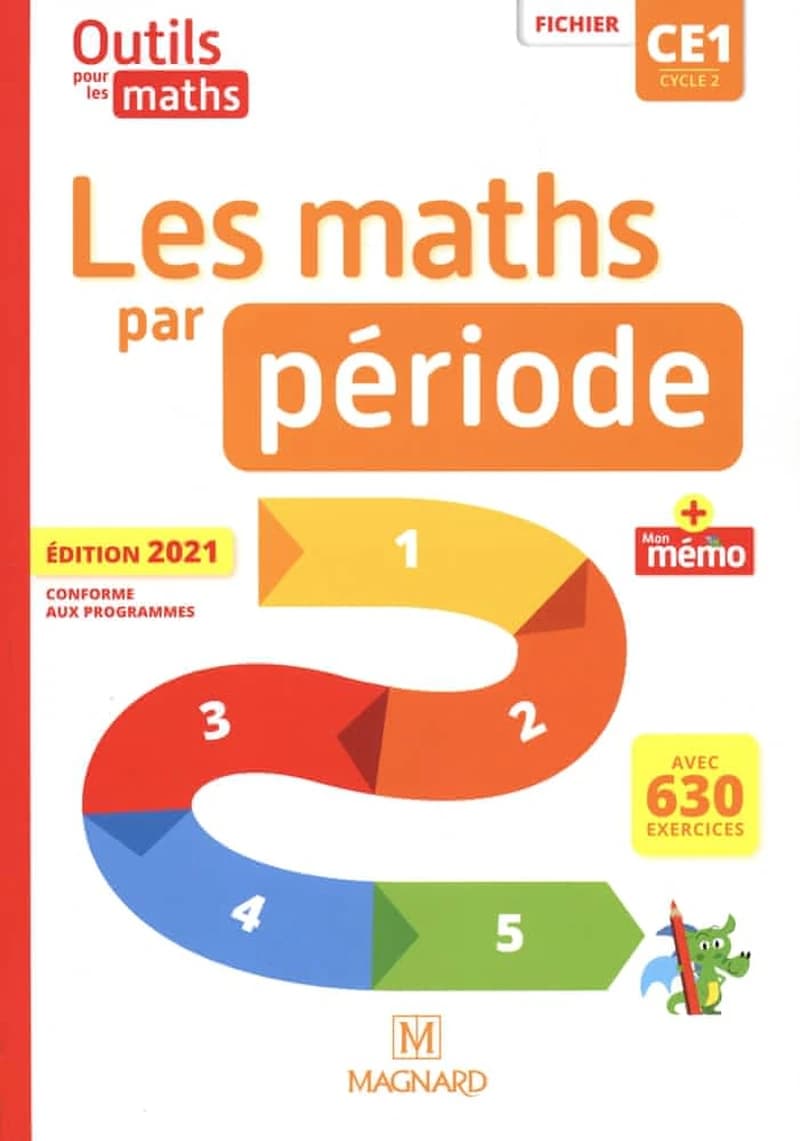 Outils pour les maths : CE1 ; les maths par période ; fichier + mémo (édition 2021)