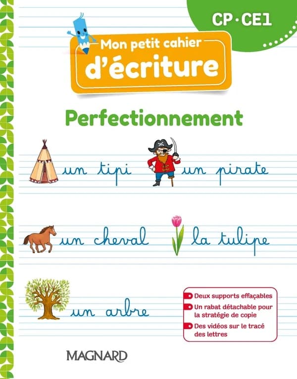 Mon petit cahier d'écriture : CP