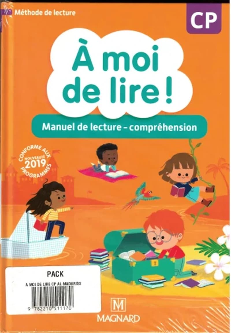 A MOI DE LIRE CP :2 MANUELS+2 CAHIERS DE LECTURE 2023
