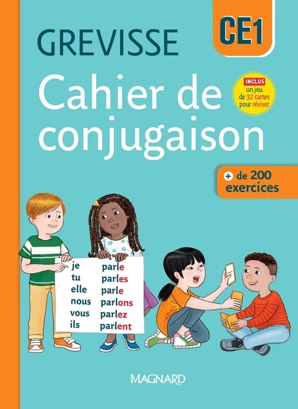 Grevisse langue française : Cahier de conjugaison : CE1 (édition 2025)