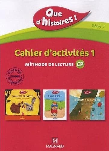 Que d'histoires CP : Cahier d'activité 1 + Mémo des sons. Série 1