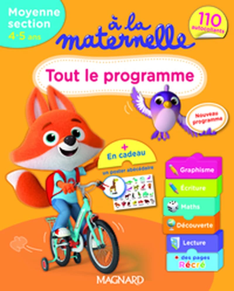2016 A LA MATERNELLE MS TOUT LE PROGRAMME