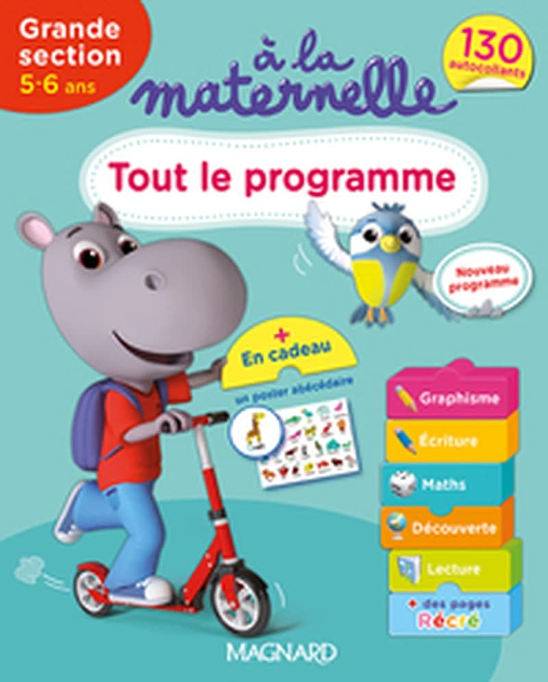 2016 A LA MATERNELLE GS TOUT LE PROGRAMME