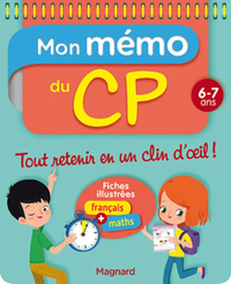 MON MEMO DU CP 6 7 ANS