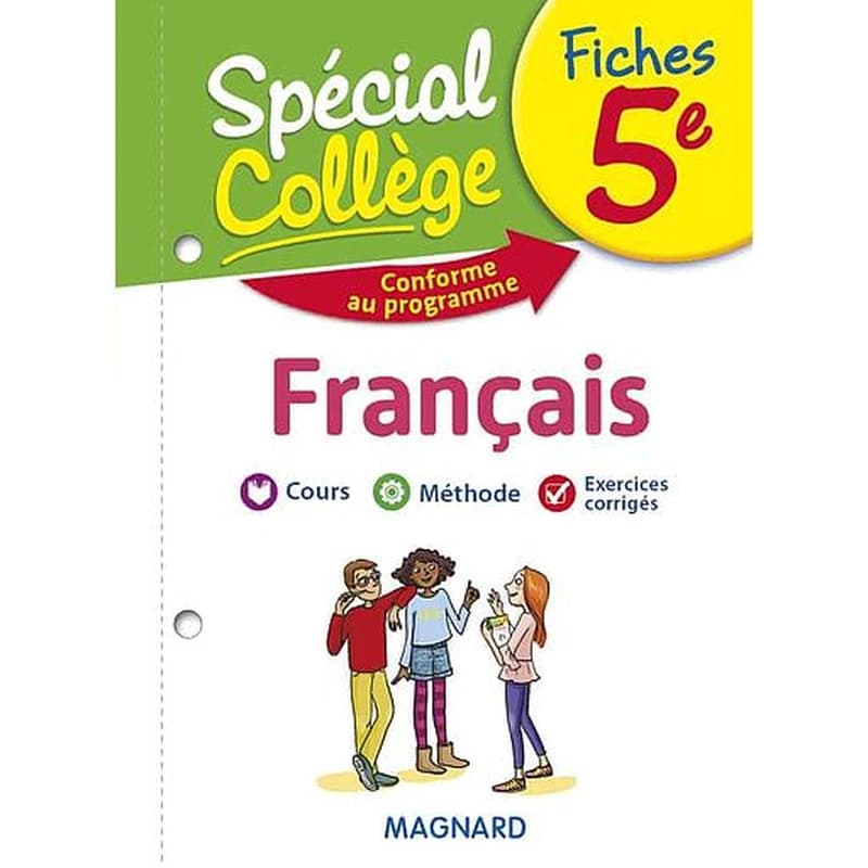 Spécial collège : français ; 5e ; fiches