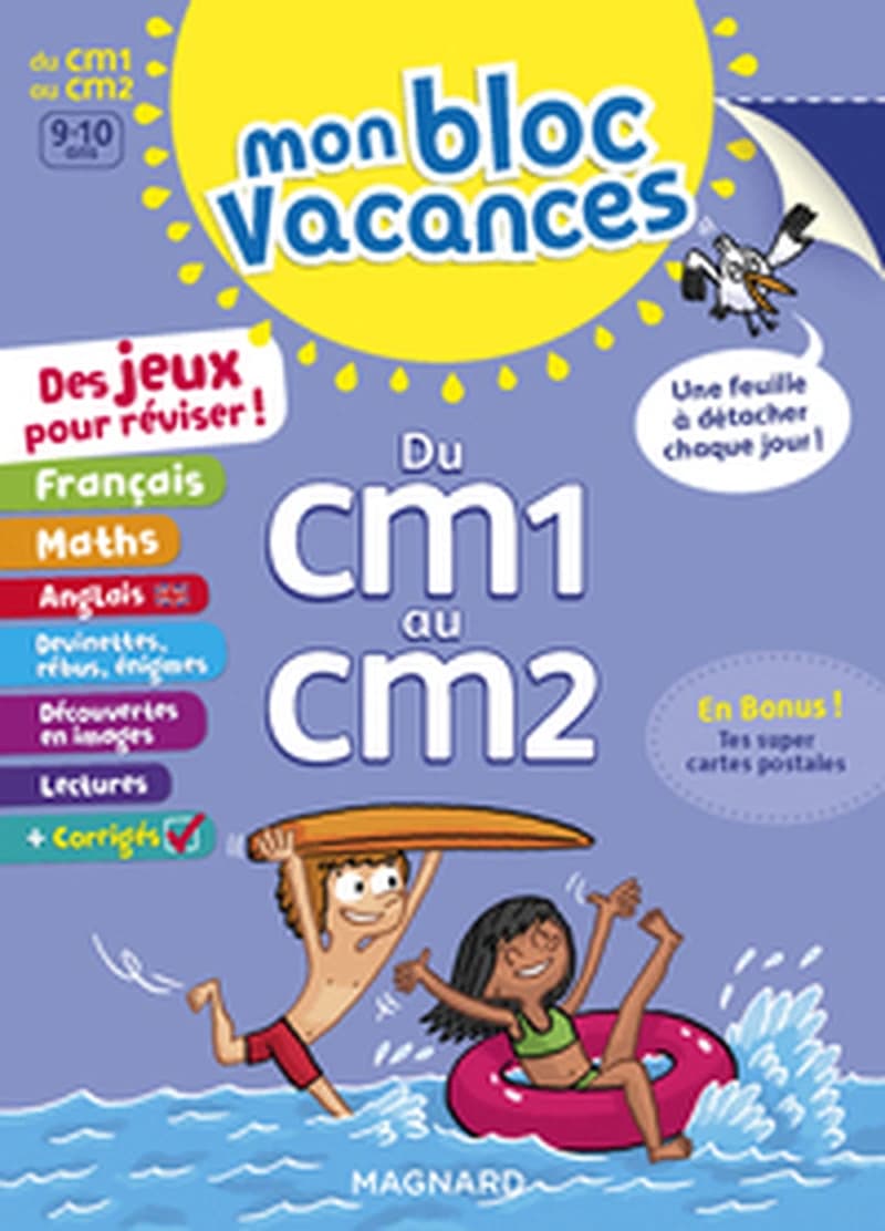 BLOC VACANCES CM1-CM2 (MON)
