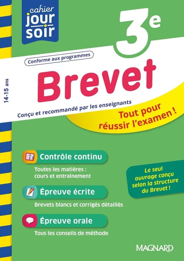 Cahier du jour