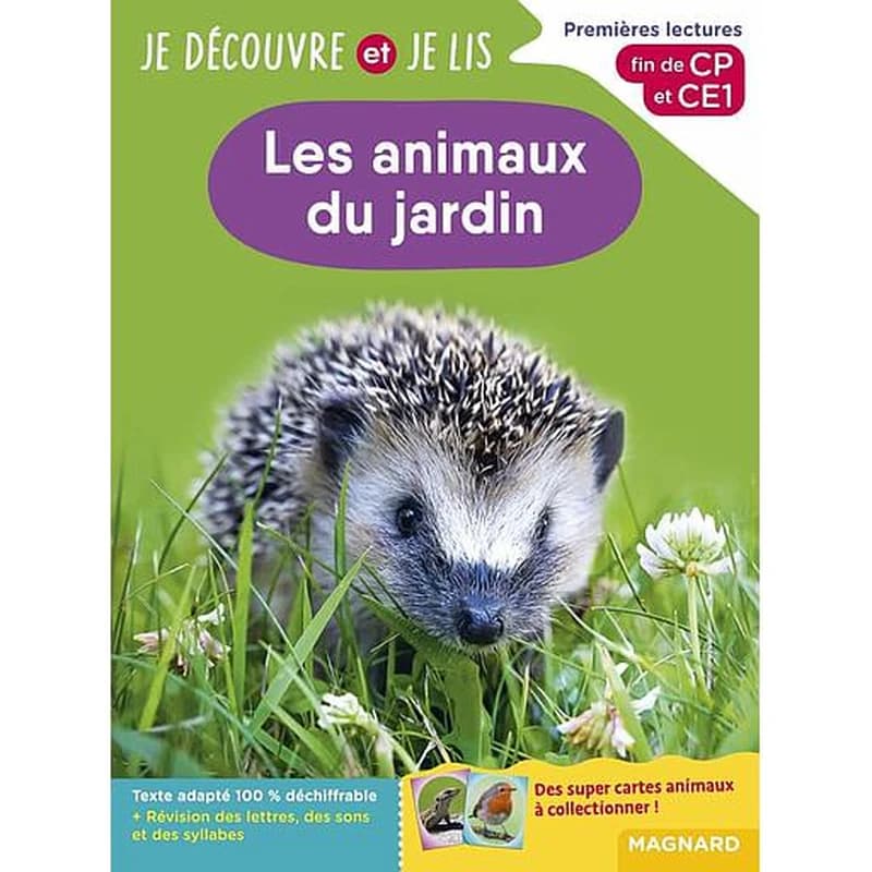 Les animaux du jardin