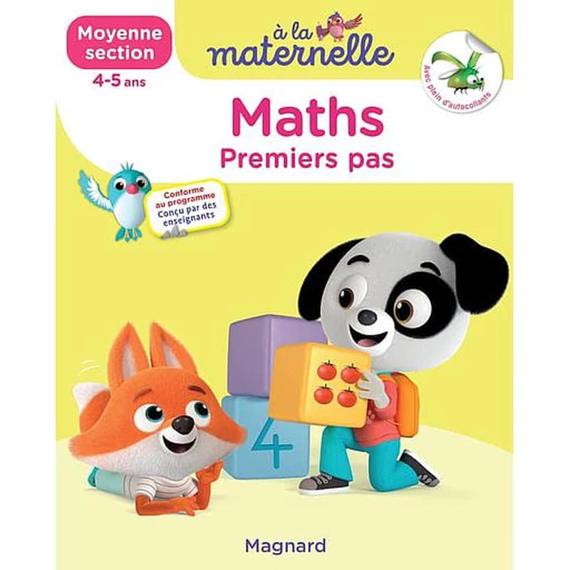 à la maternelle : maths ; moyenne section ; les premiers apprentissages de la maternelle